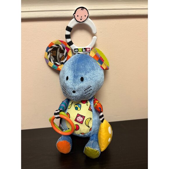 Amazing Baby Hanging Mouse Clip-On Toy Plush Sensory Teether Crinkle Rattle 2011 - Picture 1 of 6